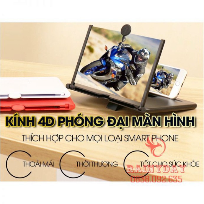 Kính phóng to phóng đại màn hình điện thoại 3D 4D xem phim