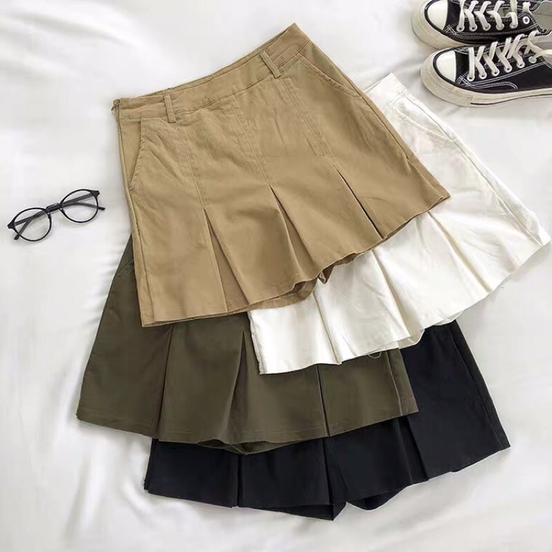 Highschool skirt - Chân váy học sinh xếp li ulzzang Hàn Quốc [Yannie]