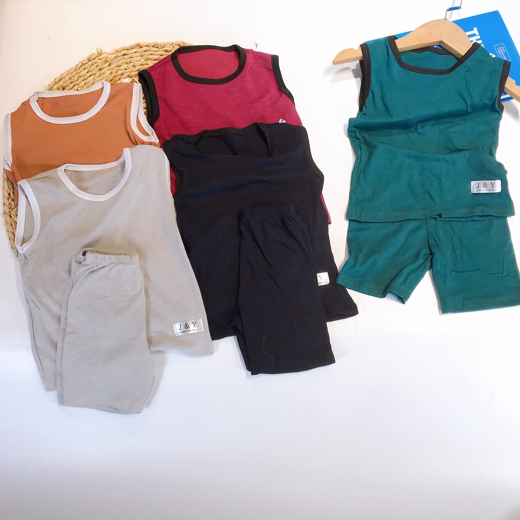 Bộ hè sát nách nhiều màu cho bé 8-18kg QATE850