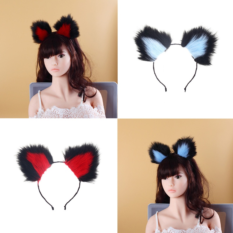 Băng Đô Tai Thú Bông Hóa Trang Halloween