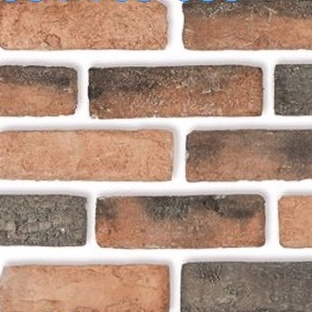 Gạch thẻ giả cổ trang trí màu vàng đen-A50  ốp tường trang trí, gạch cổ ốp tường, hàng sẵn kho nhiều