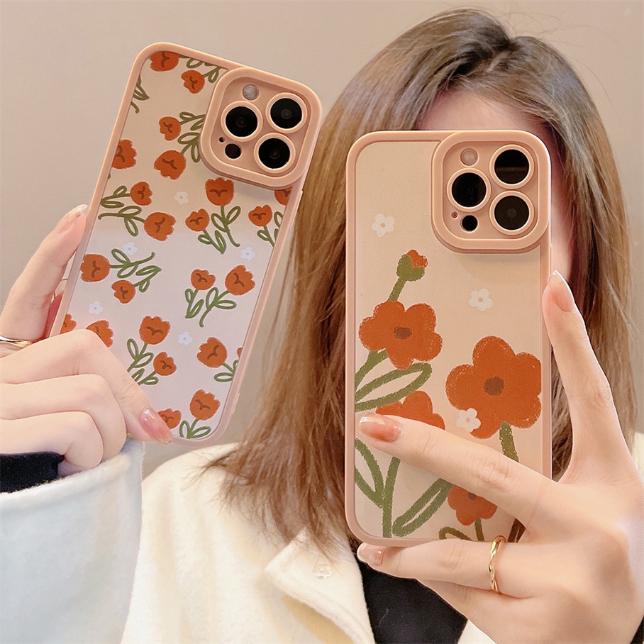 Ốp Điện Thoại Mềm Họa Tiết Hoa Thời Trang Cho For iPhone 13 12 11 Pro Max XS Max XR X 8 7 Plus 8 7 SE 2020
