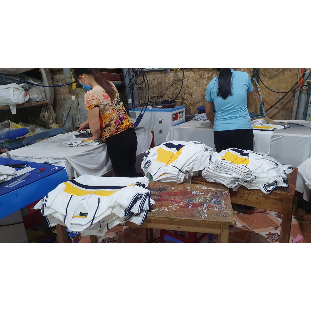 Áo polo Nam Nữ sọc vàng  [POLO SEED HÀNG CAO CẤP XUẤT DƯ] trẻ trung năng động chuẩn fom | BigBuy360 - bigbuy360.vn