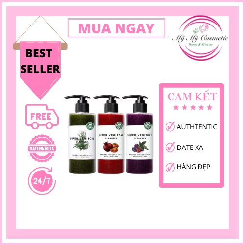 Sữa rửa mặt rau củ super vegitok