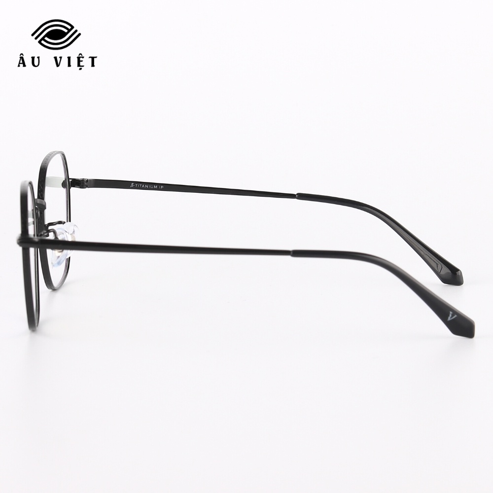 Gọng kính kim loại titanium Luxurious 9223 nam nữ dáng vuông Full box