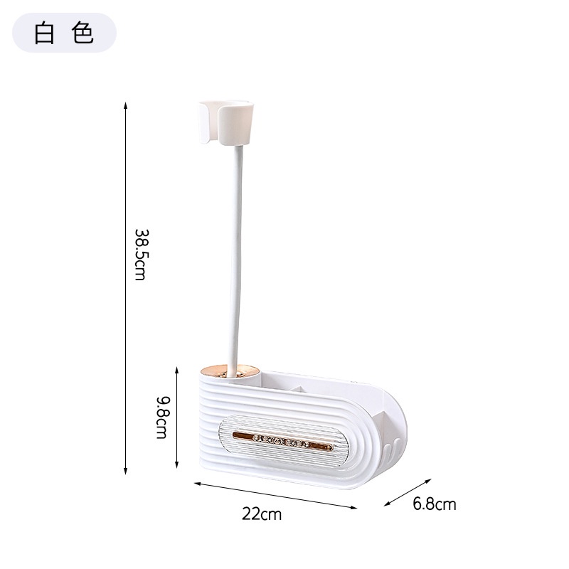 Giá Treo Máy Sấy Tóc Gắn Tường Không Cần Khoan Lỗ Xoay 360 Độ Đa Năng Phong Cách Mới