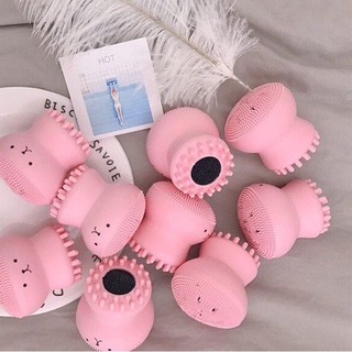Bạch tuộc rửa và massage mặt kiểu hàn quốc -gía sốc . p001
