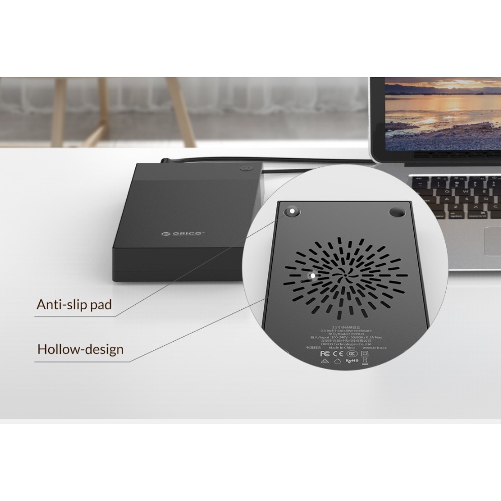 HỘP ĐƯNG Ổ CỨNG 3.5 INCH VÀ 2.5 INCH ORICO 3599 | BigBuy360 - bigbuy360.vn