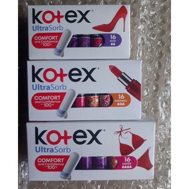 Tampon KOTEX UltraSorb + Kotex Basic