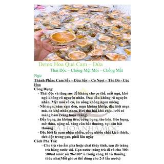 Trà Detox Cam - Dứa (set 15 gói mix siêu đầy đặn)