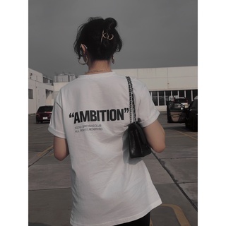 Áo Thun Unisex Oversized 100% Cotton Ambition Tee by Spicybaeclub - Local Brand Chính Hãng