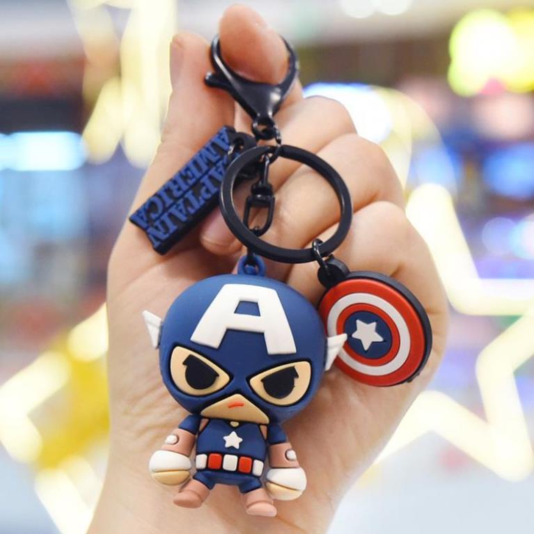 Móc Khóa Xe Hơi - Móc Khóa Biệt Đội Avengers Siêu Anh Hùng Marvel - Móc Khóa Ô Tô Cao Cấp