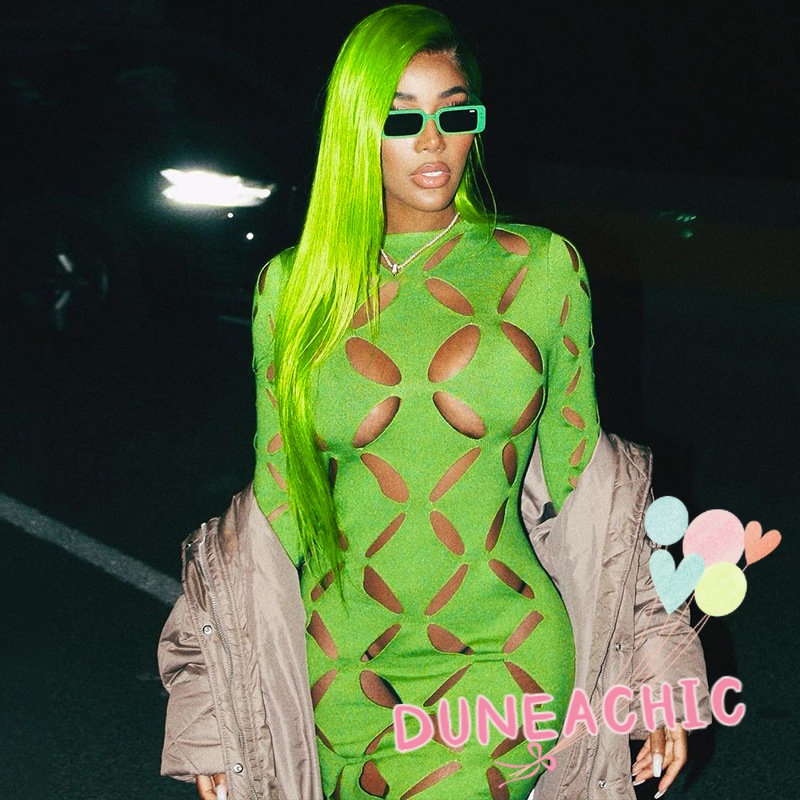 DUNEA Đầm body DUNEA tay dài thiết kế ôm sát tôn dáng quyến rũ thời trang dành cho nữ