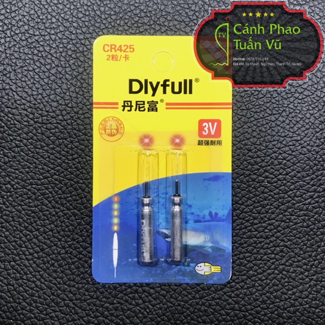 Pin CR425 TV - vỉ 2 viên gắn đèn câu đêm