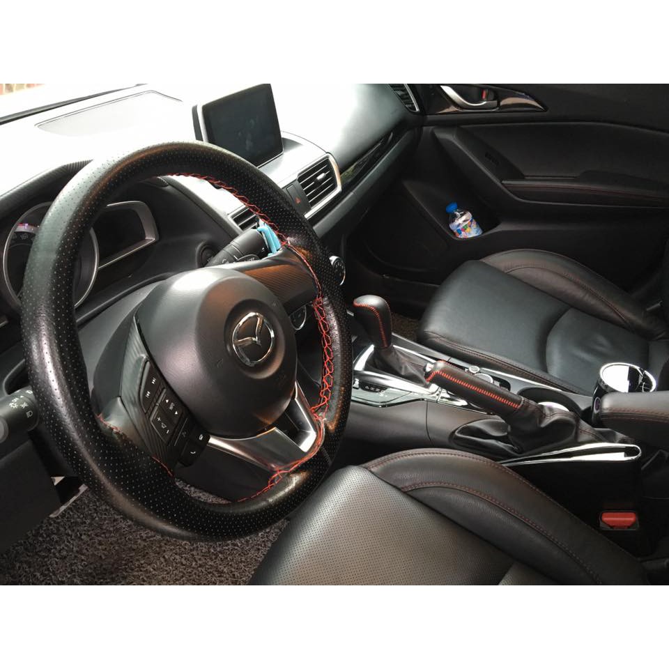 Combo bọc cần số tay phanh ô tô Mazda 2 , 3,6 - 2016 - 2018 AT