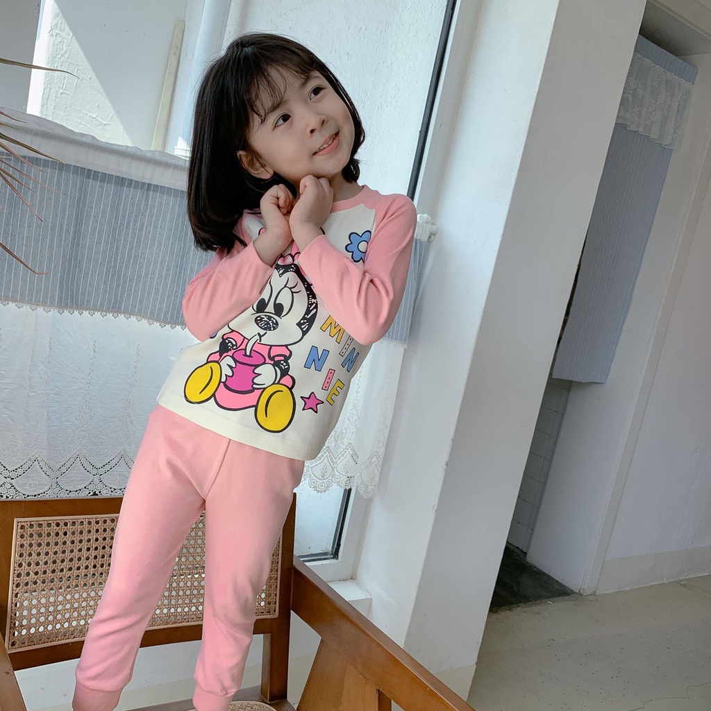 BỘ ĐỒ THU ĐÔNG CHO BÉ GÁI BÉ TRAI MẪU CHUỘT VÀ GẤU