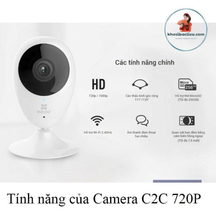 Camera wifi Ezviz C1C B, C2C -1080P,720P Đàm thoại 2 chiều ,Tích hợp míc thu âm thanh, Hình ảnh FHD - BẢO HÀNH 24 Tháng