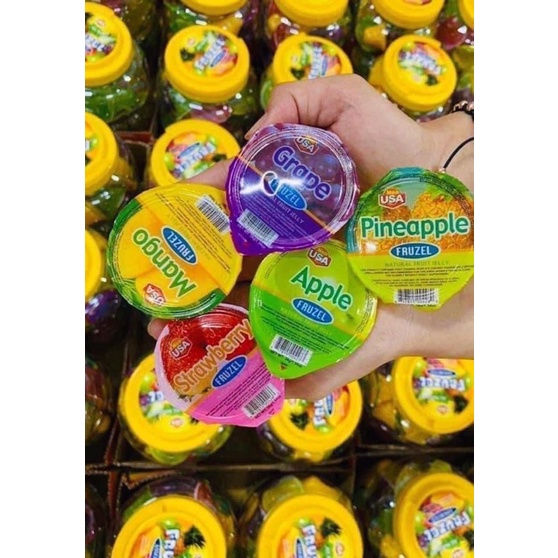 Rau Câu trái cây Fruzel Của USA 1.450g