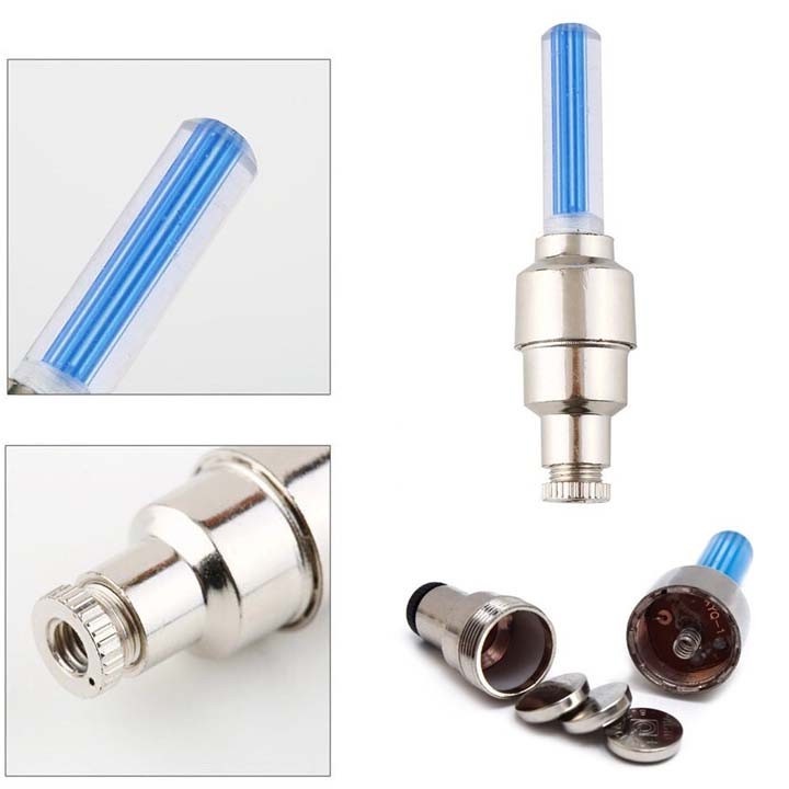 Bộ 2 Đèn LED Van Bánh Xe Máy Ô tô Xe Đạp Siêu Đẹp Cao Cấp Thông Minh / Đèn LED neon gắn bánh xe đạp