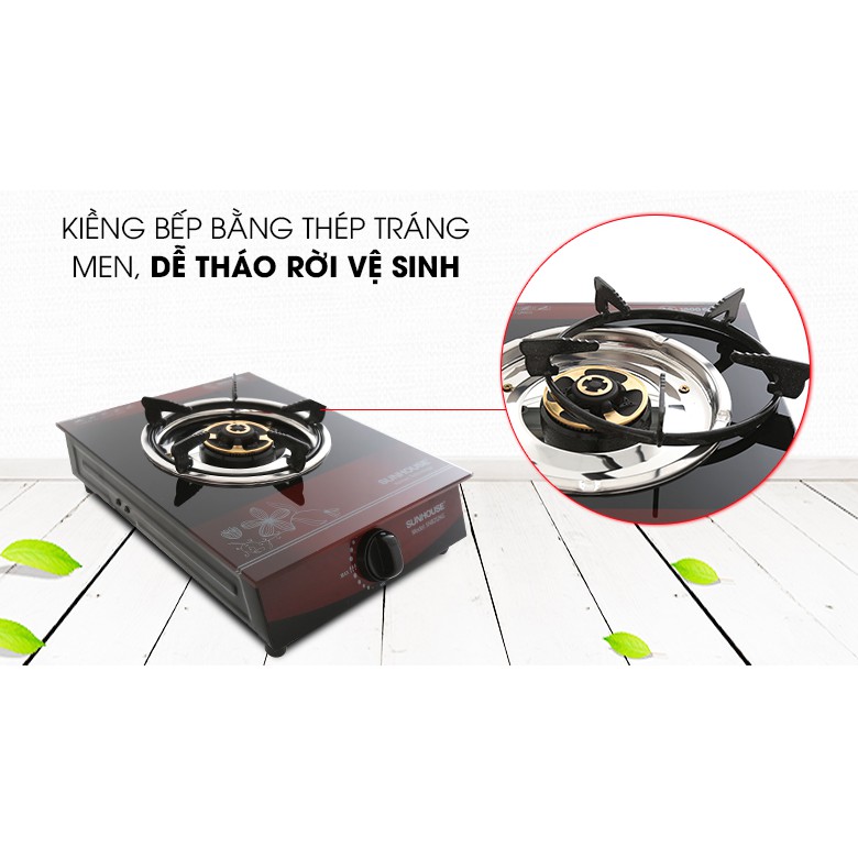 Bếp Ga Bếp Gas Đơn Sunhouse SHB212KG Hàng Chính Hãng Sunhouse