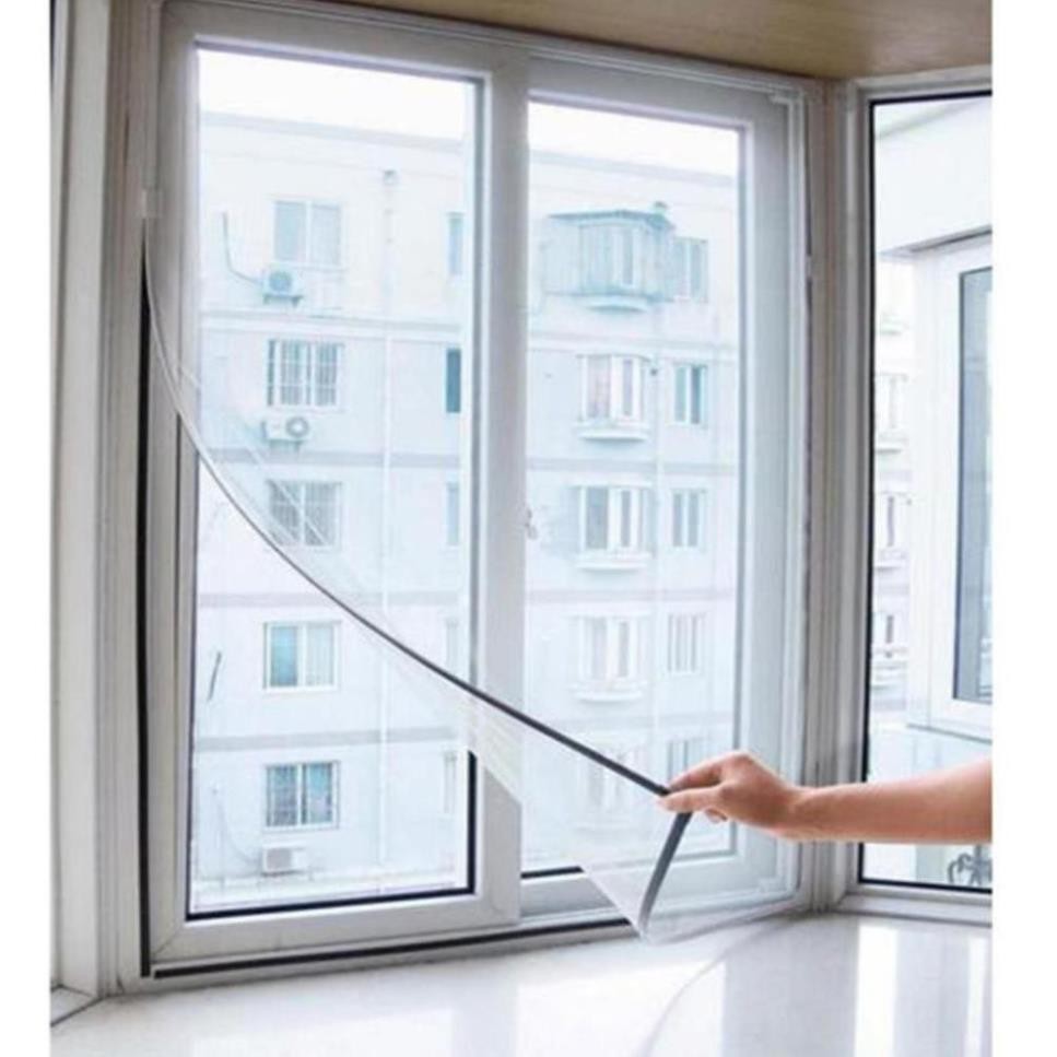 Lưới dán cửa sổ chống muỗi 130x150cm (Trắng)