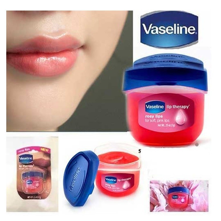 COMBO 3 SON DƯỠNG MÔI VASELINE CHÍNH HÃNG - DƯỠNG ẨM -HỒNG MÔI TỰ NHIÊN-CHỐNG NỨT NẺ MÔI - 3 SON VASELINE