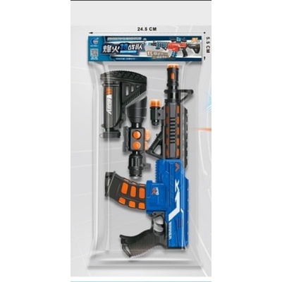 Đồ chơi súng nhựa chạy pin Siêu cấp phát đèn nhạc cứng cáp