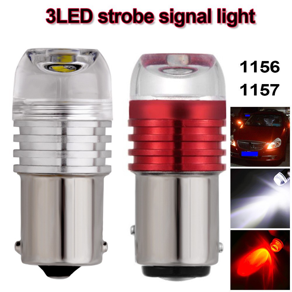 1 Đèn Led Tín Hiệu 1156 BA15S P21W 1157 BAY15D 5630 3 SMD DC 12V DC