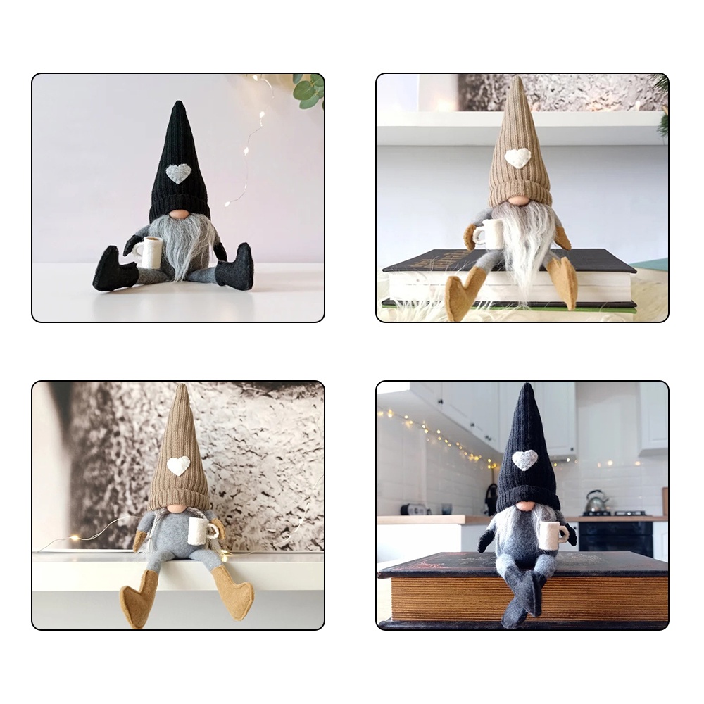 Búp Bê Đan Len Treo Trang Trí Giáng Sinh