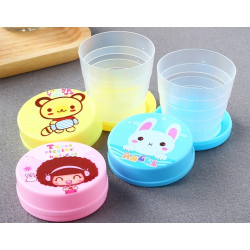 Ly Gấp Gọn Hình Thú Nhiều Màu Cho Bé Đi Dã Ngoại