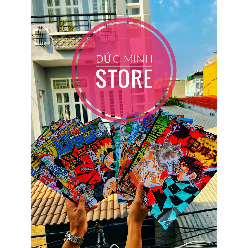 POSTER ANIME MANGA DECAL CHỈ CẦN LỘT DÁN One Pice, Tokyo Revengers, Jujutsu Kaisen