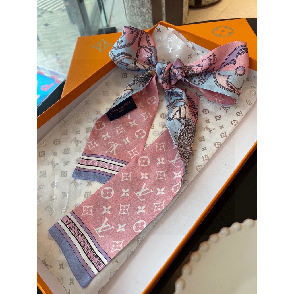 Khăn Choàng Cổ / Khăn Quàng Cổ / Túi Xách Bằng Lụa Phối Màu Thời Trang Cho Nữ