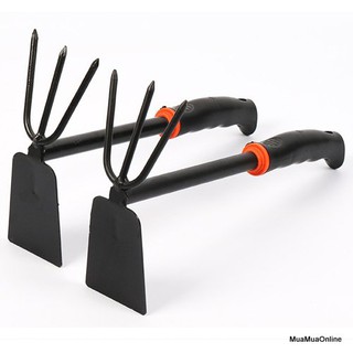 [Giá rẻ] Dụng Cụ Làm Vườn Cuốc Cào 2 Trong 1 Dài 30cm