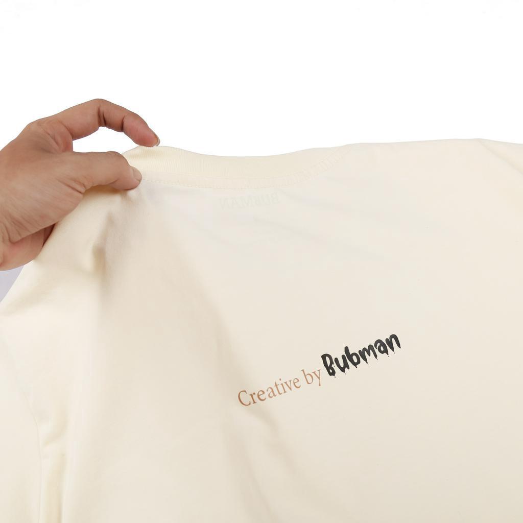 Áo thun tay lỡ BEAUDY phông Unisex nam nữ Cotton oversize form rộng BUBMAN OS 008