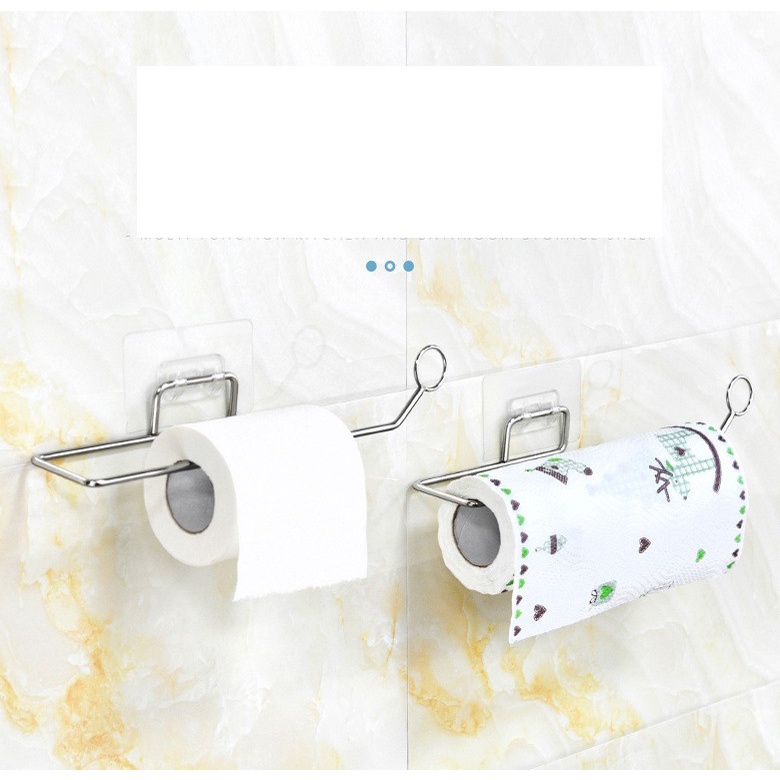 Móc treo giấy INOX dán tường Elliver đồ gia dụng phòng tắm _G57