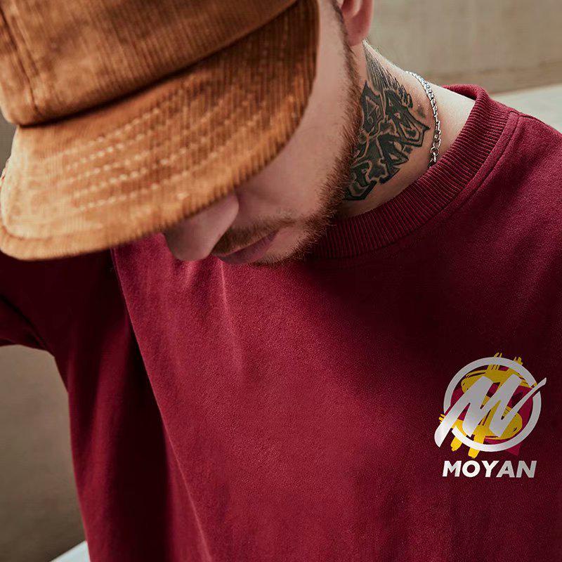 Áo Thun Mùa Hè Dáng Rộng In Họa Tiết Mới Cho Nam Nữ Size M-8Xl