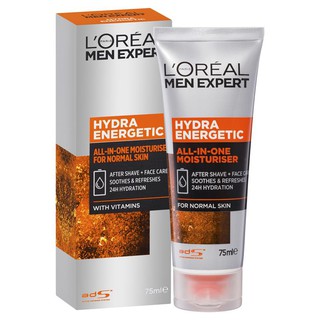 Kem dưỡng ẩm đa năng L'Oreal Men Expert Hydra Energetic All In One Moisturiser Normal Skin 75ml