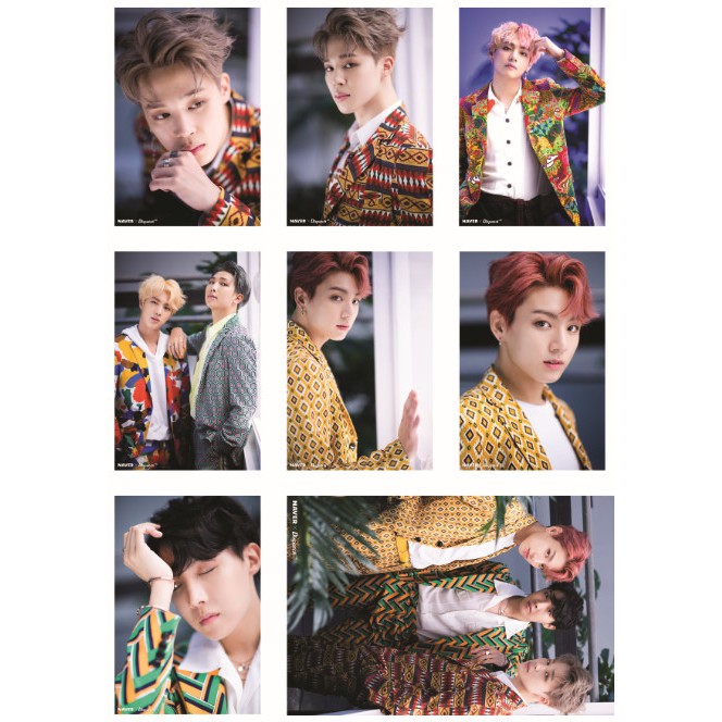 Lomo card ảnh BTS NAVER x Dispatch IDOL full 41 ảnh