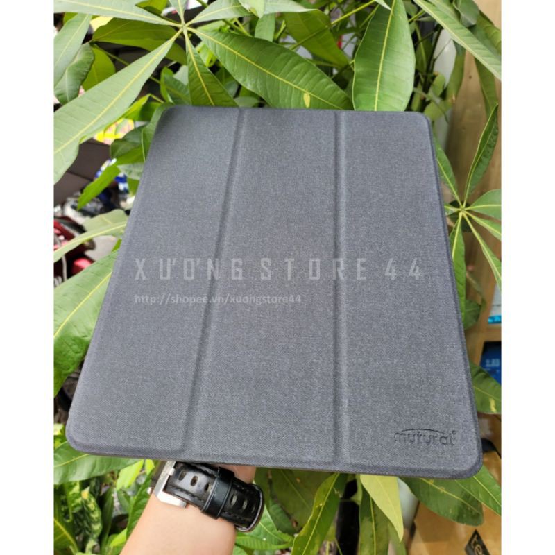 [Rãnh Pencil] Bao da iPad 12.9/11/9.7/7.9 inch MUTURAL Design Case da nắp gập lót nhung, chống va đập, khe Apple Pencil