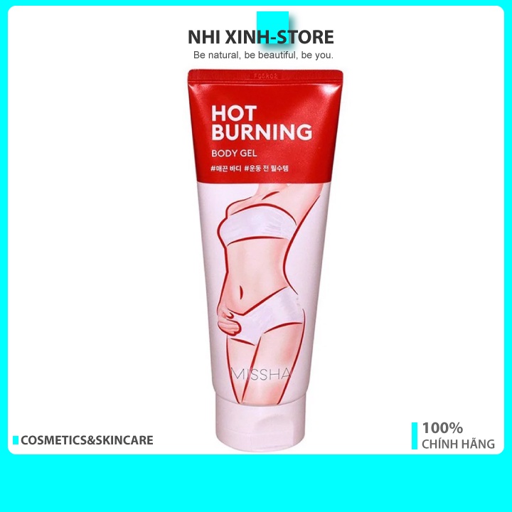 [New-update] Gel Tan Mỡ Bụng Missha Hot Burning Body Gel 200ml