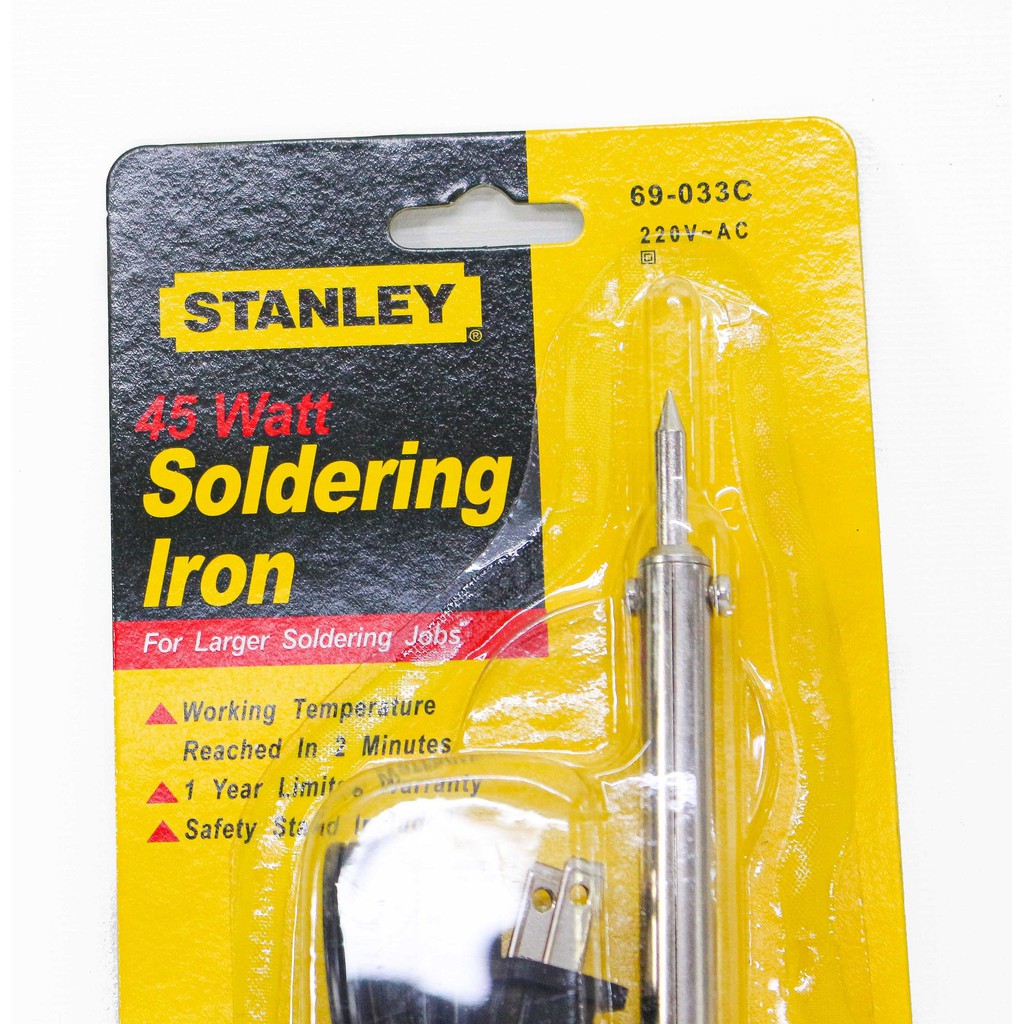 Mỏ hàn thiếc đầu dẹp 45W Stanley 69-033C