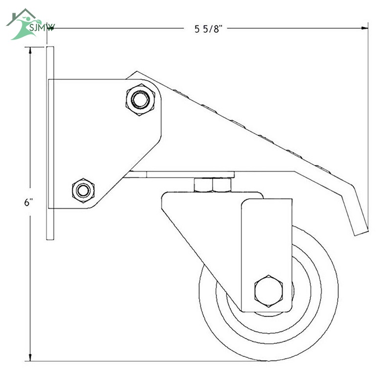 Bánh Xe Xoay Dùng Nâng Hạng Nặng Tiện Dụng