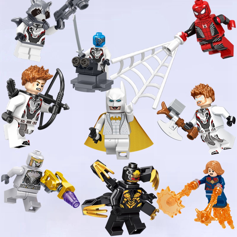 Mô Hình Đồ Chơi Lắp Ráp Nhân Vật Siêu Anh Hùng Marvel
