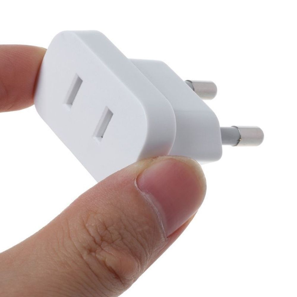 Đầu Chuyển Đổi Nguồn Điện 250v Us Sang Eu 4.8mm 2.5a