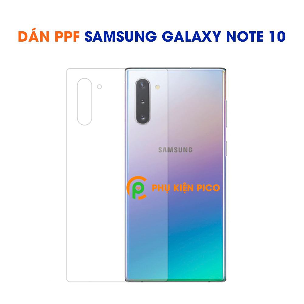 Miếng dán PPF mặt sau cho Samsung Galaxy Note 10
