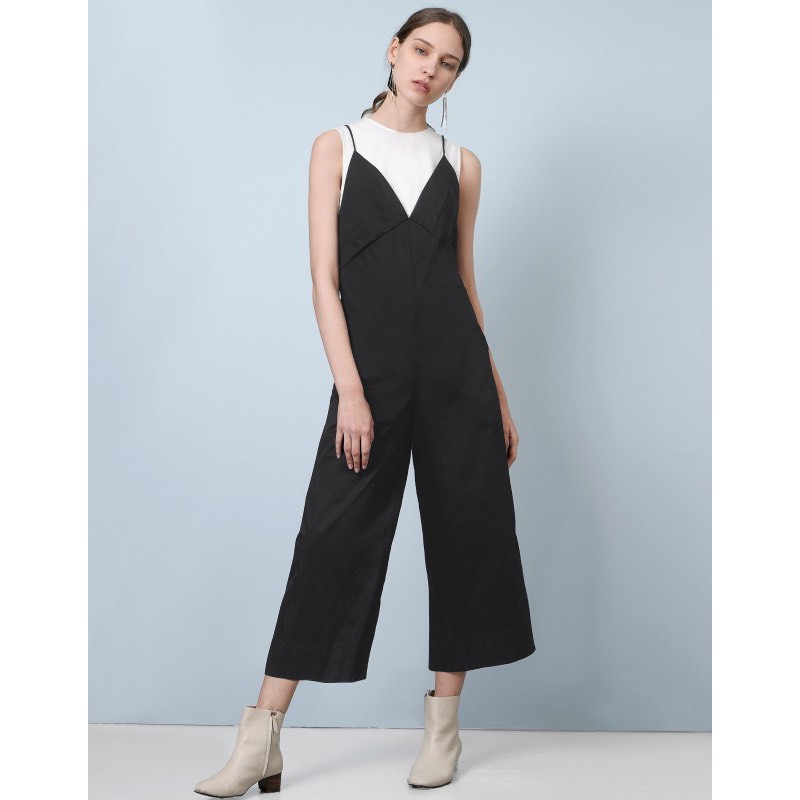 Bộ Jumpsuit E.lborn Kaki Giấy