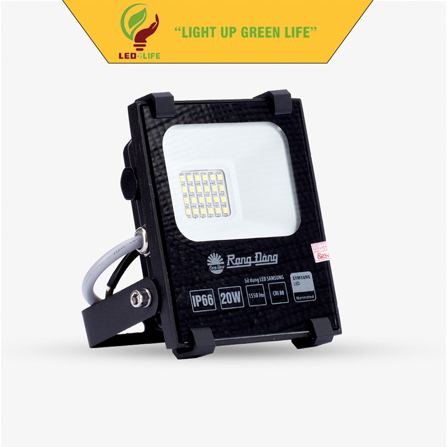 Đèn Pha LED Rạng Đông 10W 20W 30W 50W IP65, Chống Bụi, Chống Nước,Chiếu sáng ngoài trời, Model: CP06 10W 20W 30W 50W