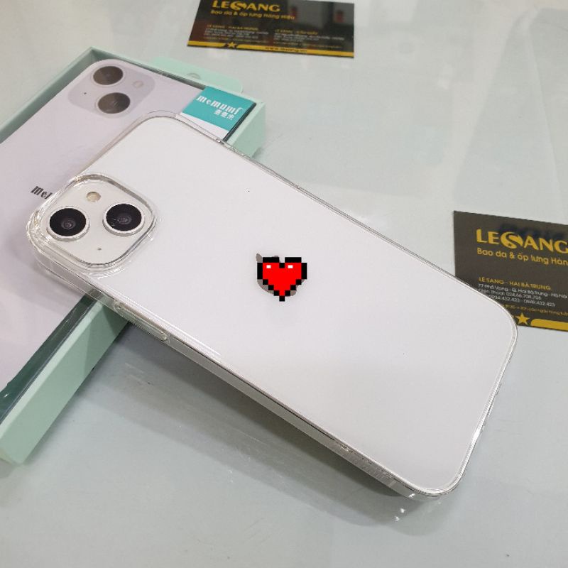 Ốp lưng IP 15 Pro Max/Pro 14 Pro Max/Pro 14 Plus/14 Memumi Ultra Clear siêu mỏng - không ố vàng