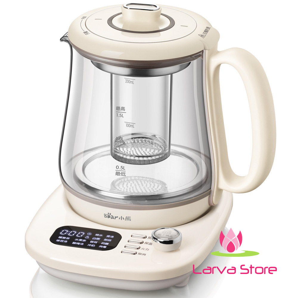 Bình Đun Pha Trà Bear YSH-C15Q5 (SUBE011) - Bản Quốc Tế - Bảo Hành 18 Tháng