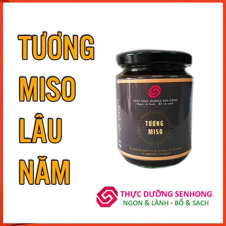Tương miso lâu năm (250gr) Tương được phơi nắng, cất giữ trên 7 năm
